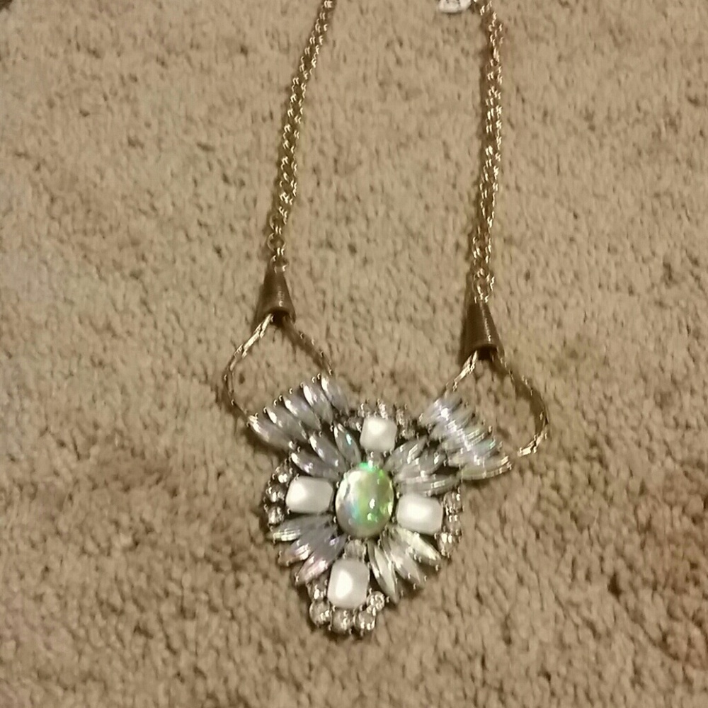 Statement necklace.